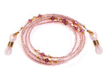 Bead Eyeglass Chain - Sunglasses Cord Neck Strap Holder (Cream Pink)