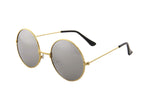 - Retro Mirror Round Circle Metal Sunglasses