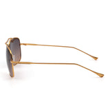 Oversize Aviator Sunglasses Gradient Clear Lens Pilot Metal Eyeglasses Men Women