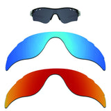 Replacement Lenses Different Colors for Oakley Radarlock Path Vented Sunglass Polarized Pack of 2