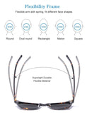 Polarized Sunglasses for Women MenVintage Round Sunglasses with Case100% UV400 Protection