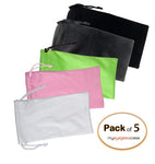 5X microfiber sunglasses glasses gadgets cleaning & storage pouch