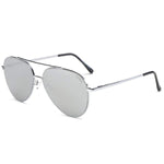 Aviator Sunglasses Unisex Flat Lens Mirrored Metal Classic Shades DSR003