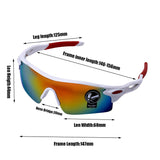 Polarized Sports Sunglasses 100% UV Protection Outdoor Cycling Sunglasses for Driving, Running, Fishing, Golf and Sports
