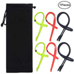 6 Pcs Adjustable Eyewear Retainer, Universal Eyeglasses Strap Chain