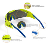 Sports Sunglasses Polarized for Men Biking Running Fishing Sunglasses Glof Baseball Glasses 100% UV Protection