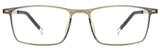 Men Titanium Alloy TR90 Square Optical Prescription Glasses Frame Eyewear 523