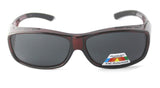 Fitover Polarized Sunglasses to Wear Over Prescription Glasses + car clip holder
