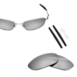Anti-salt Polarized Replacement Lenses & Sock Kit for Oakley Whisker