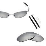 Anti-salt Polarized Replacement Lenses & Sock Kit for Oakley Whisker