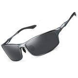 SOXICK Polarized Sunglasses for Men Women - Adjustable Metal Frame Driving Glassses (FDA Approved)