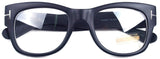Oversized Square Thick Horn Rimmed Clear Lens Eye Glasses Frame Non-prescription
