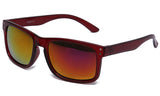 Newbee Fashion Men's Simple Squared Keyhole Revo Sunglasses -BUY 4 GET 20% OFF