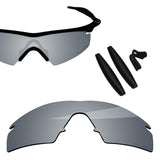 Anti-salt Polarized Replacement Lenses & Sock Kit for Oakley M Frame Strike