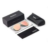 Mirrored Aviator Polarized Sunglasses for Mens & Womens UV-400