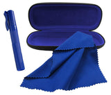 Eyeglasses Case Set, Includes Case, Cleaner Spray, and Microfiber Cloth
