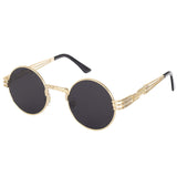 Gothic John Lennon Metal Spring Frame Round Steampunk Sunglasses Retro Circle Shade Available