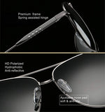 LM1573 62mm Polarized Oversized Aviator Sunglasses