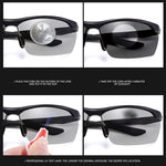 Unisex Photochromic Polarized Sunglasses For Men Women Sports Fishing Driver Metal Sunglasses