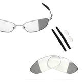 Anti-salt Polarized Replacement Lenses & Sock Kit for Oakley Whisker