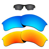 Replacement Lenses Different Colors for Oakley Flak Jacket XLJ Sunglass Polarized Pack of 2