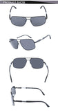 Premium Retro Square frame Polarized Sunglasses 100% UV protection 3379