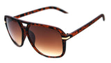 Men's Hip Hop 80's Vintage Sunglasses Grandmaster Retro Hip Hop Aviator Matte Rubber Frame 80's