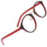 Fashion Round Eyewear Frame Eyeglasses Optical Frame Clear Lens Glasses