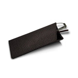 - Genuine Leather Thin Eyeglass Case and Holder - Granulated Leather