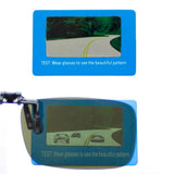 Polarized Lenses Classic Clip-On Sunglasses[Anti-glare][UV Protection] Driving/Fishing Outdoor unisex Eyewear