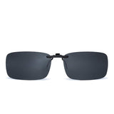 Rimless Rectangle Clip on Sunglasses Lightweight Polarized Eyeglasses Men Women