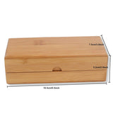 Bamboo Wood Sunglasses Case,Eyewear Case(Glasses is Not Included)