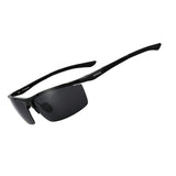 Men's Polarized Sunglasses for Driving Running Cycling Metal Frame Sports Sunglasses