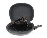 Limited Edition Horn Rimmed Polarized Folding Sunglasses with Compact Pocket