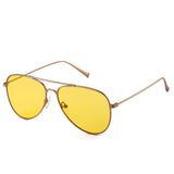 Classic Aviator Small Face Sunglasses For Women Men Metal Six Color Fashion 035