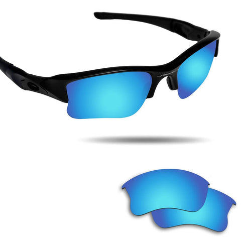 Anti-saltwater Replacement Lenses for Oakley Flak Jacket XLJ Sunglasses - Various Colors