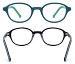 Women Vintage Wood-Grain Optical Glasses Frame Eyeglasses with Acetate 9102