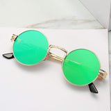 Round John Lennon Sunglasses Retro Steampunk Sun Glasses