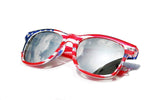 V.W.E. Classic American Patriot Flag Mirror Sunglasses USA