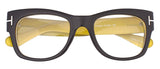 Oversized Square Thick Horn Rimmed Clear Lens Eye Glasses Frame Non-prescription