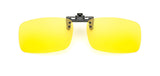 Polarized Clip-on Flip Up Rimless Sunglasses for Prescription Glasses