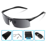 Men's Polarized Sunglasses For Men Driving Fishing Golf Climbing Running Sports Style Metal Frame Glasses