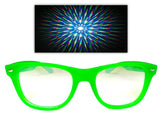 Diffraction 3D Rainbow Fireworks Prism Effect Glasses