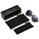 Aviator Sunglasses Unisex Flat Lens Mirrored Metal Classic Shades DSR003