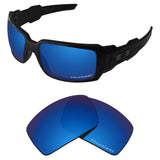 Performance Replacement Lenses for Oakley Oil Drum Sunglass Polarized Etched