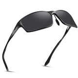Matte Metal Frame Polarized Lens Square Round Aviator Wayfarer Sunglasses
