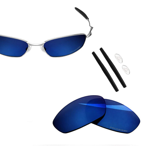 Anti-salt Polarized Replacement Lenses & Sock Kit for Oakley Whisker