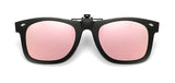 Polarized Clip-on Flip Up Rimless Sunglasses for Prescription Glasses