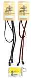 Eyeglass Retainer, Sunglass Holder | Leather Retainer | Black and Brown, 2pk mix | w/Microfiber Cloth & Screwdriver