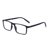 Retro Optical TR Frame Lightweight Spring Hinge Clear Lens Glasses Men Women